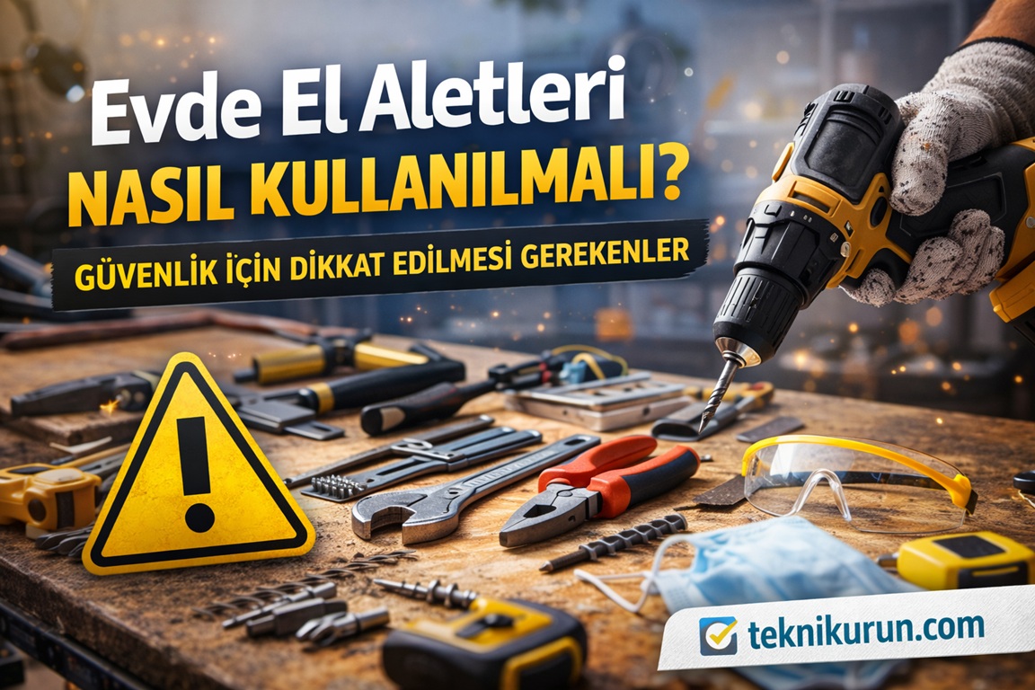 Evde El Aletleri Nasıl Kullanılmalı?